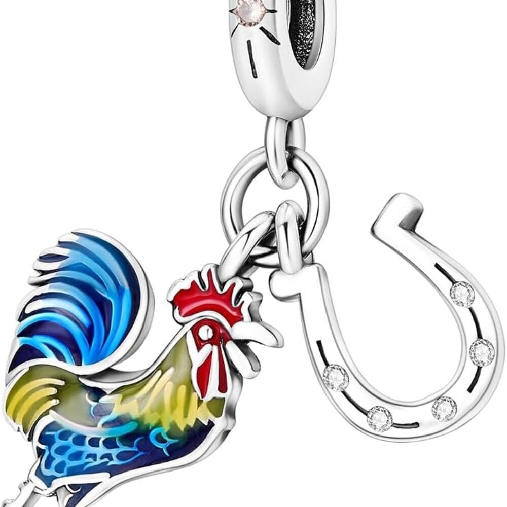 925 Sterling Silver Charm for Women Bracelets and Necklace Fashion Bead Charms C